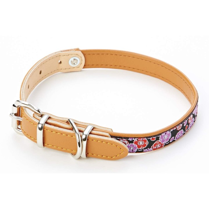 Petio Inuga Sakura und Kikuhira Halsband Schwarz Größe S schwarz