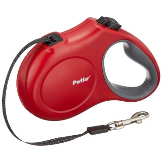 Petio Reel Lead Load, Rot, für kleine Hunde, Größe S rot