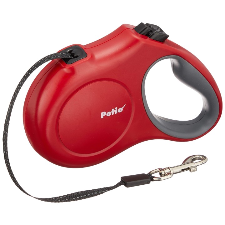 Petio Reel Lead Load, Rot, für kleine Hunde, Größe S rot