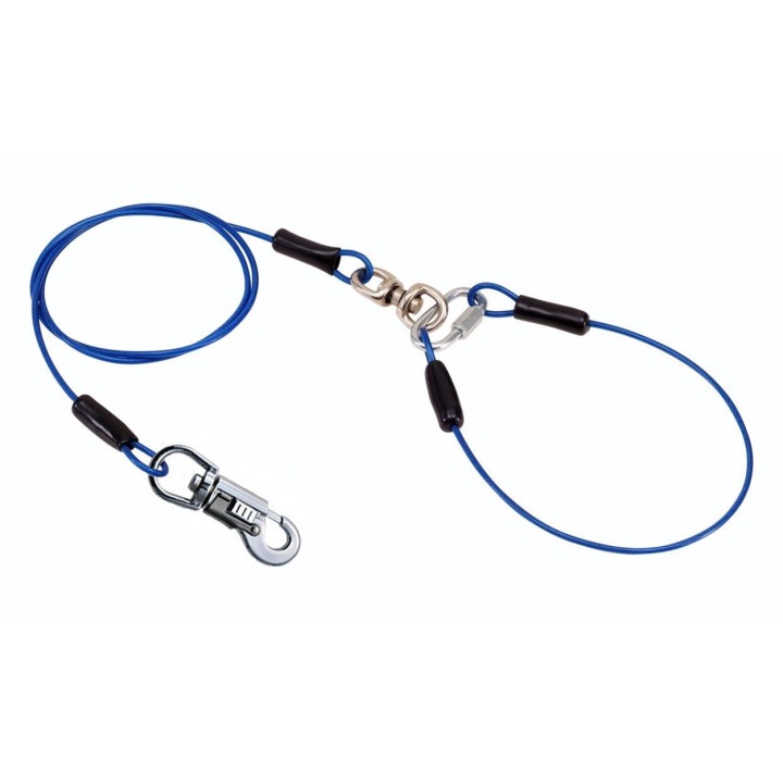 Petio Tough Gear Drahtkette Plus Blau für kleine Hunde 3,0 mm blau