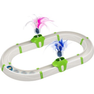 Turbine Cat TOY Katzenspielzeug Katzenball Made in Italy von Ferplast weiß