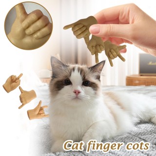 Handschuhe zum Necken von Katzen, Stäbe zum Necken von Katzen, Fingerhandschuhe für Katzen, Streicheln von Katzen, hohe Elast