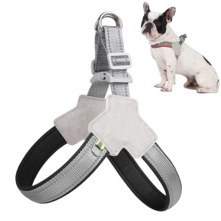 Sommer-Hundegeschirr ohne Ziehen, atmungsaktiver Brustgurt für kleine, mittelgroße und große Hunde, Katzen, Reisen, Spaziergä
