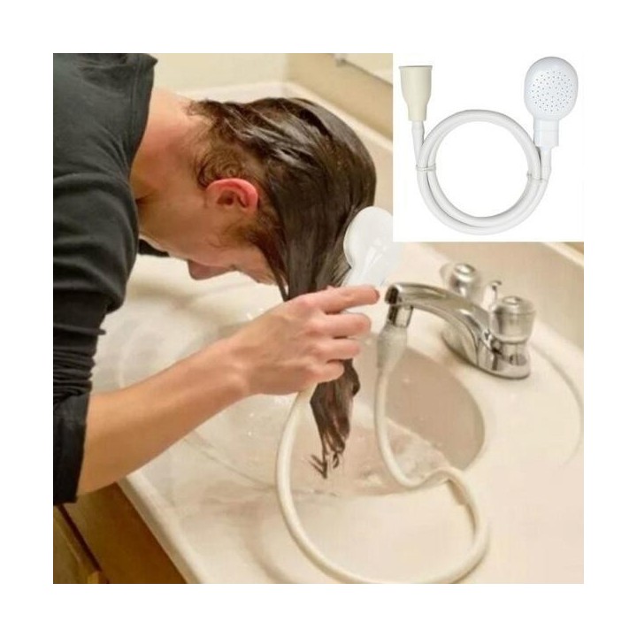 1,2 m Hundeduschkopf, Spray, Abflüsse, Sieb, Badeschlauch, Waschbecken, Waschen, Haustier, Friseur, Haarwäsche