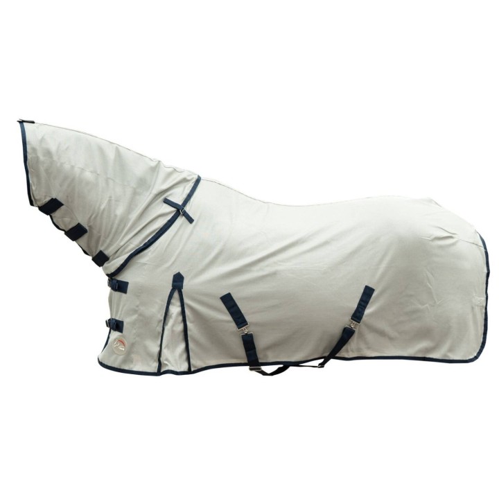 HKM Fliegendecke Rain II mit abnehmbarem Halsteil