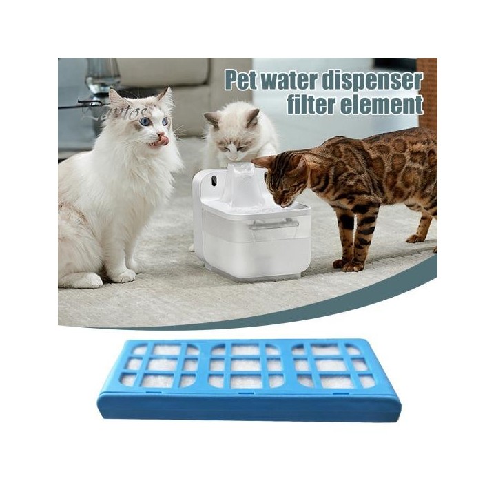 12Pcs Katze Wasser Brunnen Filter Pet Trinkbrunnen Wasser Dispenser Filter Ersatz Pet Brunnen Zubehör himmelblaue