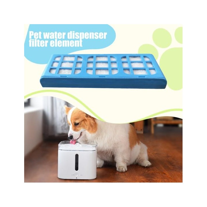 12Pcs Katze Wasser Brunnen Filter Pet Trinkbrunnen Wasser Dispenser Filter Ersatz Pet Brunnen Zubehör himmelblaue
