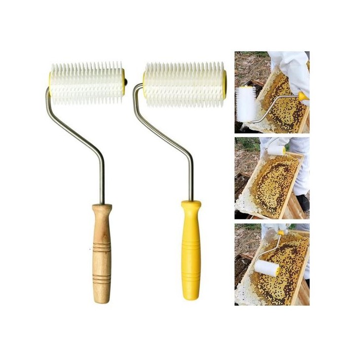 Bienenstock-Entdeckungsnadelwalze, leicht zu reinigen, langlebiges Imkerei-Werkzeug, effizientes Bienenstock-Honig-Extraktion