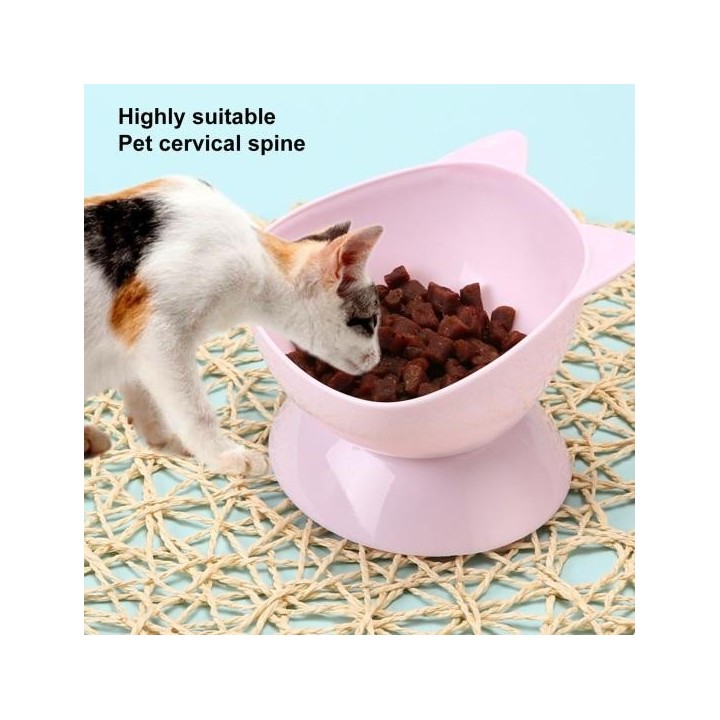 Yousheng Katzennapf mit abnehmbarem Boden, auslaufsicher, ergonomisches Design, leicht zu reinigen, umweltfreundlich, Trinkna