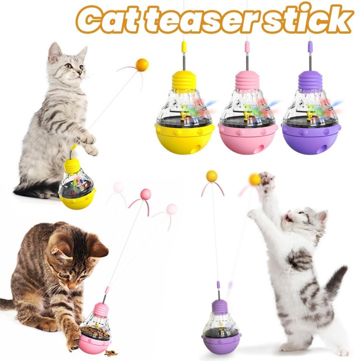 Katzenspielzeug mit auslaufender Glühbirne One Size rosa