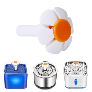 Ersatz-Blumendüsenkopf für Trinkbrunnen mit Cartoon-Motiv für Katzen und Hunde, rund, kubisch, für Wasserspender für Haustier