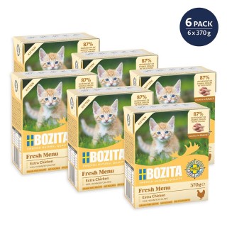 Bozita Häppchen in Sauce Kitten mit Hühnchen 6x370 g