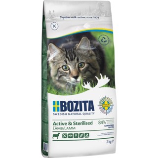 Bozita Active & Sterilised Grain Free Lamm 2 kg