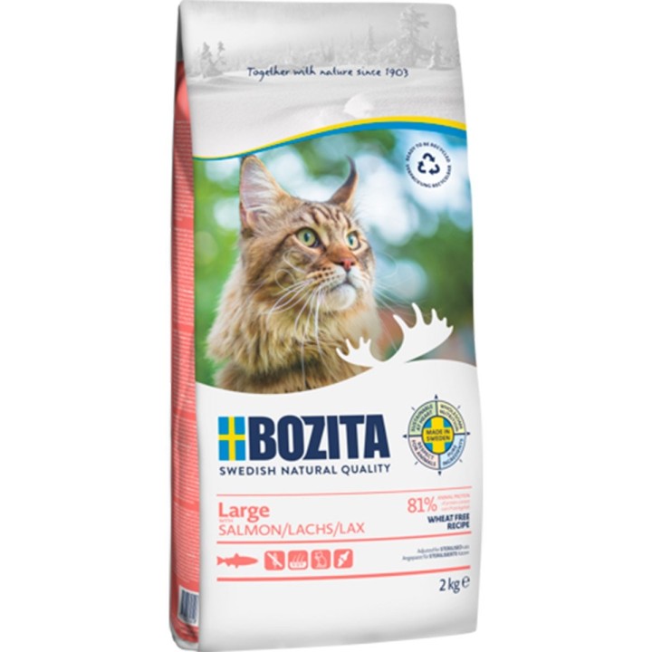 Bozita Large Wheat Free Lachs 2 kg