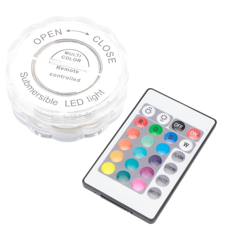 Tauchfähiges 10 LED-Multicolor-wasserdichtes Licht RGB für Vase-Hochzeitsparty-Fischtank-Dekoration