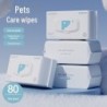 Feuchttücher zur Augen- und Ohrenreinigung für Hunde und Katzen 80 pieces