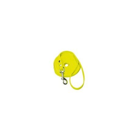 Schecker Biothane® Schleppleine mit Handschlaufe, 10 m / 19 mm