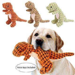 Welpenspielzeug, Plüsch-Hundespielzeug, Cord für kleine und mittelgroße Hunde, Tierhund, Quietschspielzeug, bissfestes Kauspi