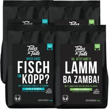 Mixpaket: Noch ganz Fisch im Kopp? & LammBa Zamba! - softes Trockenfutter für Hunde