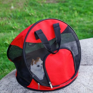 Katzenhandtasche aus tragbarem Dreieck, leicht, luftdurchlässig, aus Kohlenstoff, faltbar, für Haustiere, Hunde
