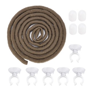 Künstliche Reptil Klettern Zweig Flexible Dschungel 9,84 ft Rattan Lange Reben Lebensraum Decor(L) Large