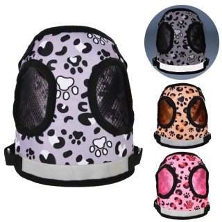 Hundegeschirr ohne Ziehen für kleine und mittelgroße Hunde, Katzen, verstellbar, reflektierend, für den Außenbereich, Chihuah