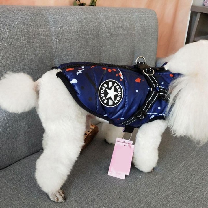 Heißer Winter Haustier Hund Jacke Mantel Verdickung Warme Welpen Hund Kleidung Mit Kapuze Für Chihuahua Pudel Bichon XL