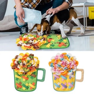 Hunde Kreative Trainingsdecke Tibetisches Futter Zähneknirschen Dekompression Haustierspielzeug Matte Leckage Futter Spielzeu