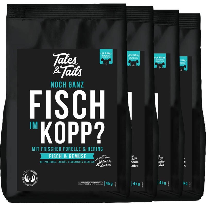 Noch ganz Fisch im Kopp? - softes Trockenfutter - Hundefutter mit Fisch