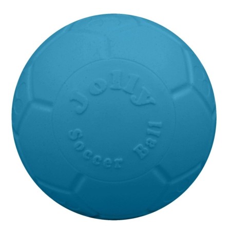Jolly Pets Dog Jolly Soccer Ball Spielzeug, Hundespielzeug für Haustiere, Ozeanblau, 20,3 cm