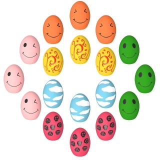 KrauzPet Hundespielzeug Ball mit Sound Kaustück Latex Hundespielzeug Geeignet für Kleine Sehr Kleine und Welpen Hundespielzeu