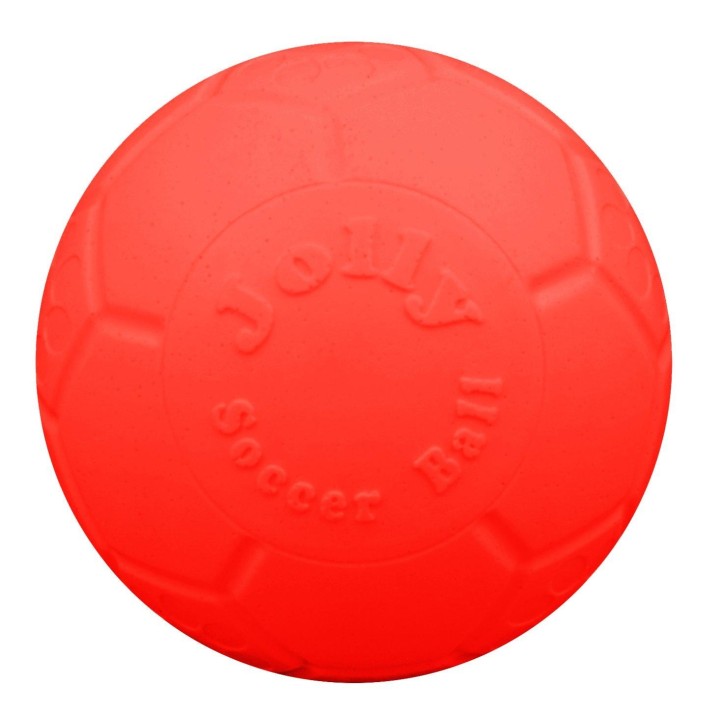 Jolly Pets Hunde-Fußballspielzeug, Hundespielzeug für Haustiere, Zoll (Lustige Haustiere) (6 (15,2 cm)) (Orange)