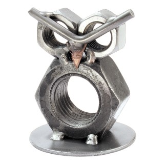 Hinz und Kunst Metall Tier - große Eule