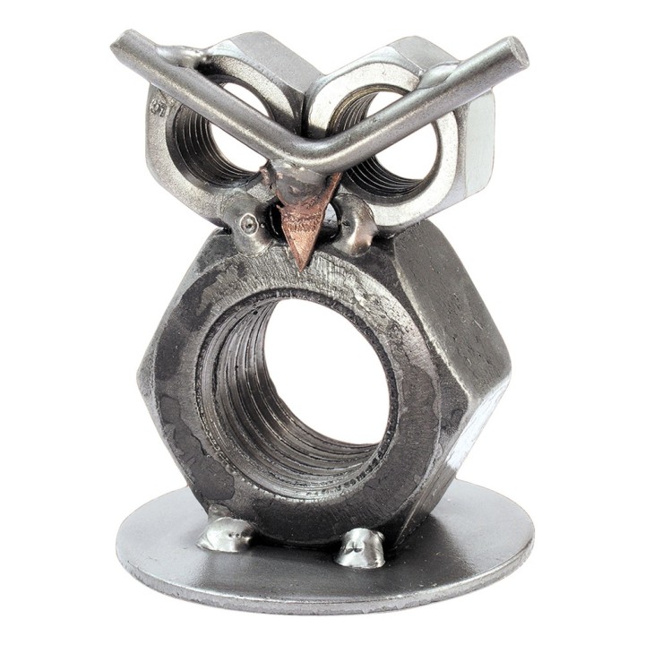 Hinz und Kunst Metall Tier - große Eule