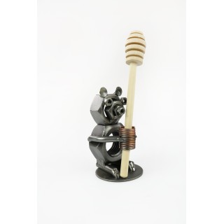 Metallfigur Bärchen als Stiftehalter