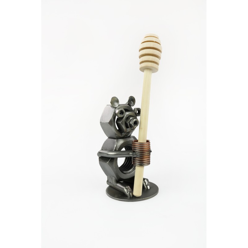 Metallfigur Bärchen als Stiftehalter