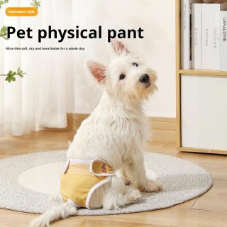 Hundewindeln für Hündinnen, Schutz vor Belästigung, waschbar, mit saugfähigem Netz, verstellbare Periodenhöschen, hohe Saugfä