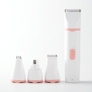 4-in-1 Tierhaarentferner, elektrisch, leise, für Katzen und Hunde, Rasierer, Nagelschleifer, elektrische Haarschneidemaschine