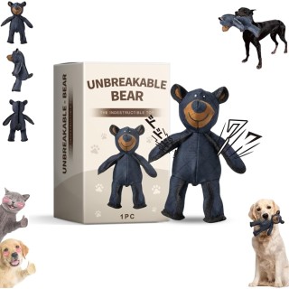 Unbreak Bear Hundespielzeug, 2025 – Unbreakable Extreme Bear, verbesserte Version, unzerstörbares Hundespielzeug, um aggressi