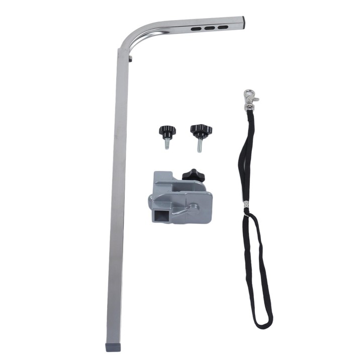 Hundesalon Arm Mehrzweck L-förmige faltbare Edelstahlhalterung Hundepflegetisch Arme für