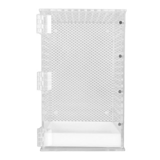 Reptilien-Terrarium, Acryl, hochtransparent, klar, Lebensraumtank für Leopardgecko, Schlangenfrosch, M Medium