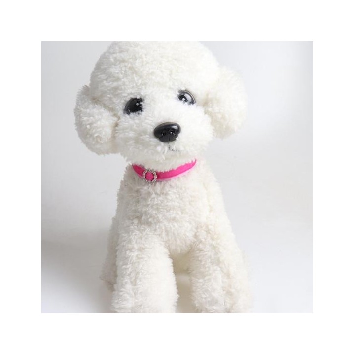 Haustierhalsband, auffällig, verschleißfest, Polyester, mittelgroßes Hunde-/Katzenhalsband, Haustierzubehör B rosa