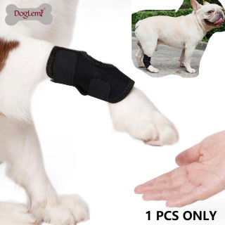 Hundeschuhe Beine Klammer Haustier Schwarze Knieschützer Verstellbarer Beinschutz Bandage Strap Haustierzubehör s