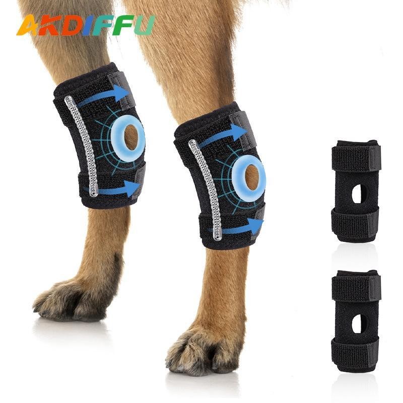Verstellbare Knieschützer für Hunde zur Erholung nach Operationen – Unterstützung gegen Lecken und Beißen Single pack, Size M