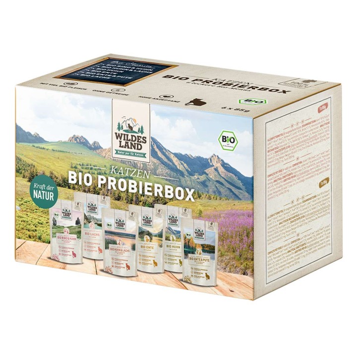 Wildes Land 6er Bio Probierbox 6x85 g