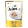 Sparpaket Schesir Katze Jelly Pouch 24 x 85 g - Thunfisch und Huhn