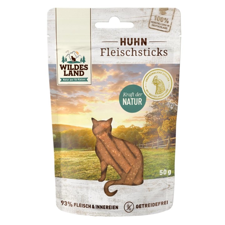 Wildes Land Fleischsticks Huhn 50 g