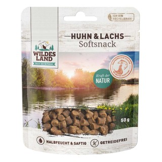 Wildes Land Softsnack Huhn und Lachs 50 g