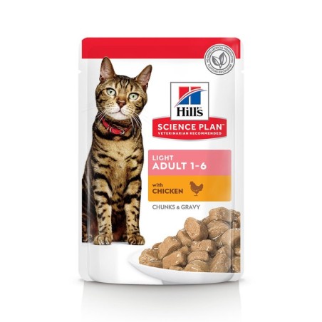 Hill's Science Plan Adult Light Huhn & Meeresfisch - Huhn (12 x 85 g)