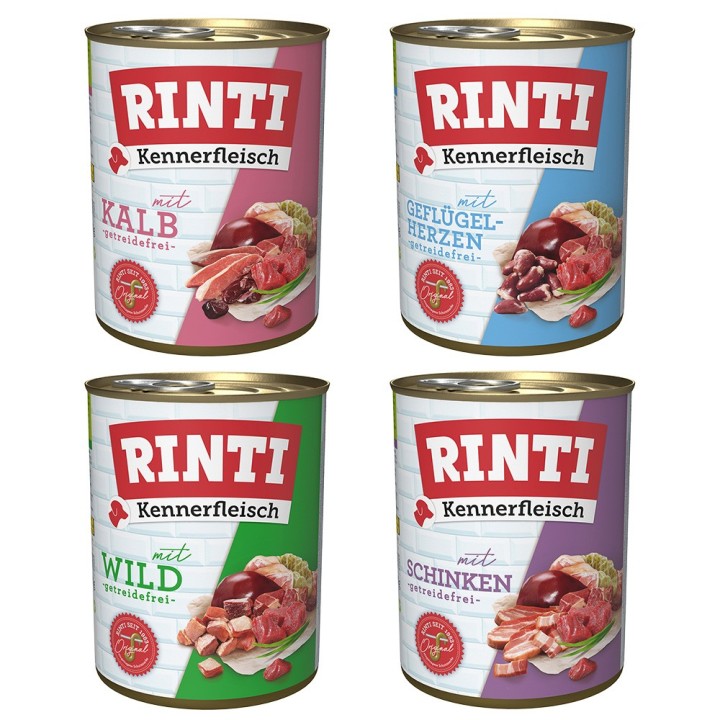 Sparpaket RINTI Kennerfleisch 12 x 800 g - Mixpaket 1